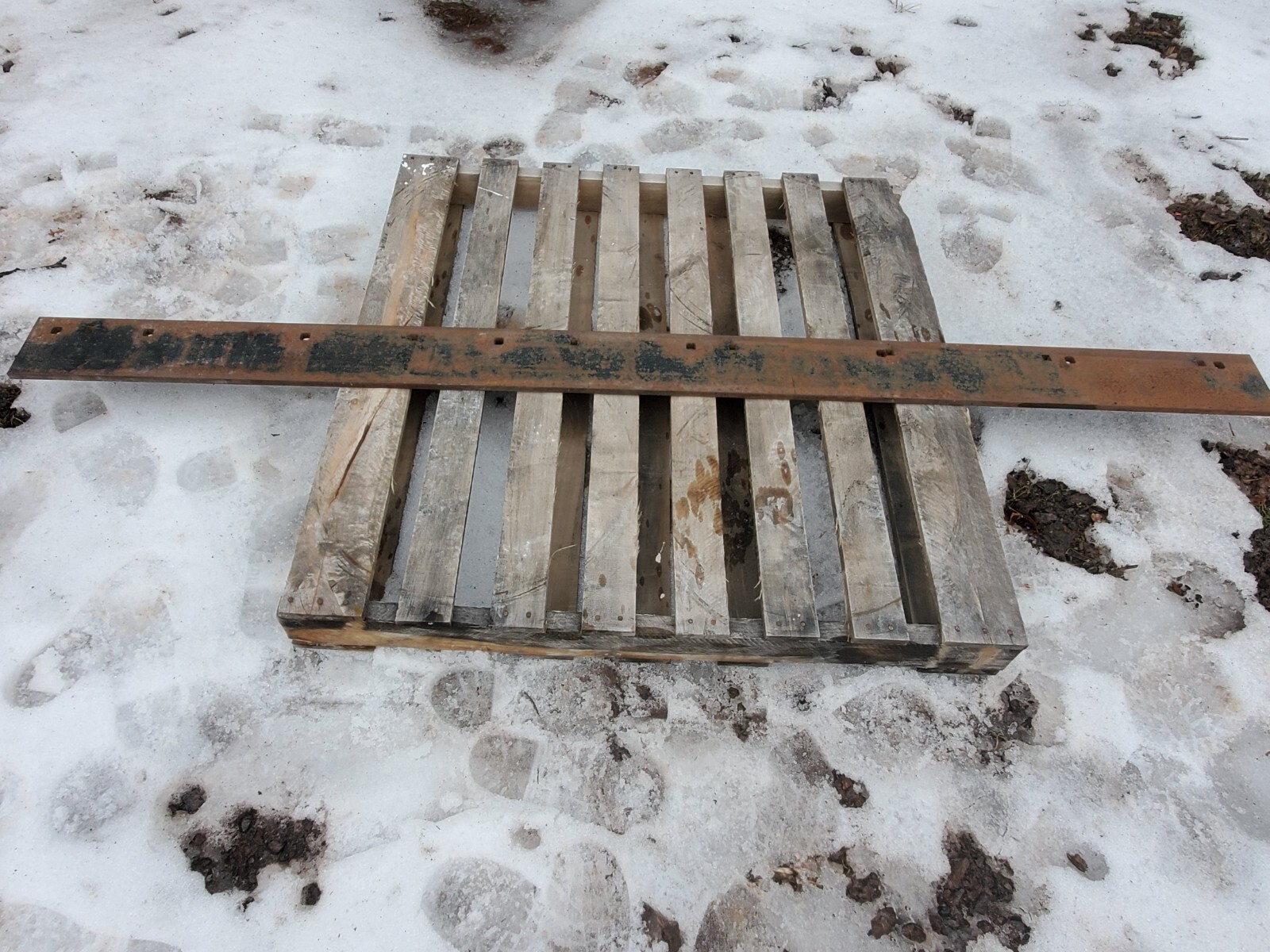 AM Fisher 5533 EXTRA THICK Steel Cutting Edge 8' 96"L x5/8"W x6"H **5/8" Thick**