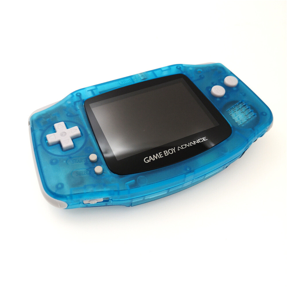 Game Boy Advance GBA Console with iPS Backlight Backlit LCD Console - Light Blue