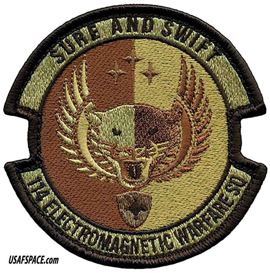 USAF 114TH ELECTROMAGNETIC WARFARE SQ -CCS-Florida ANG-ORIGINAL OCP VEL PATCH