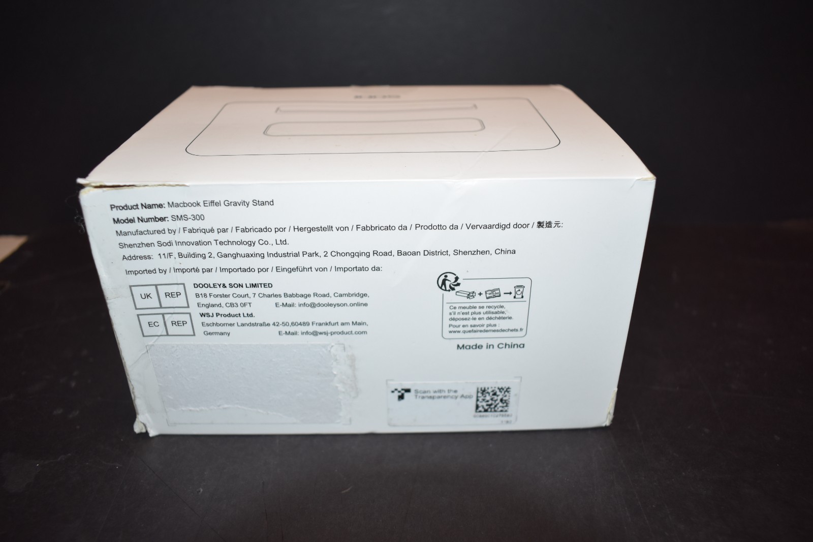 Sodi Macbook Eiffel Gravity Stand Model# SMS-300