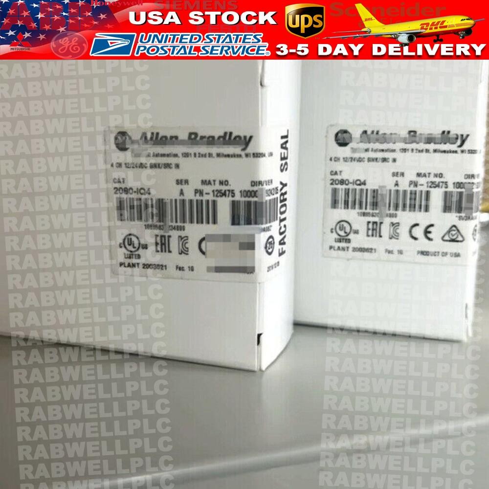 NEW ~ Allen-Bradley Factory   2080-IQ4 SERA Digital I/O Combo Module NEW