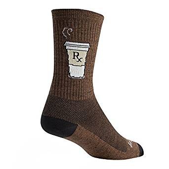 Socks - SockGuy - 6" Wool Crew Addict L/XL Cycling/Running NEW