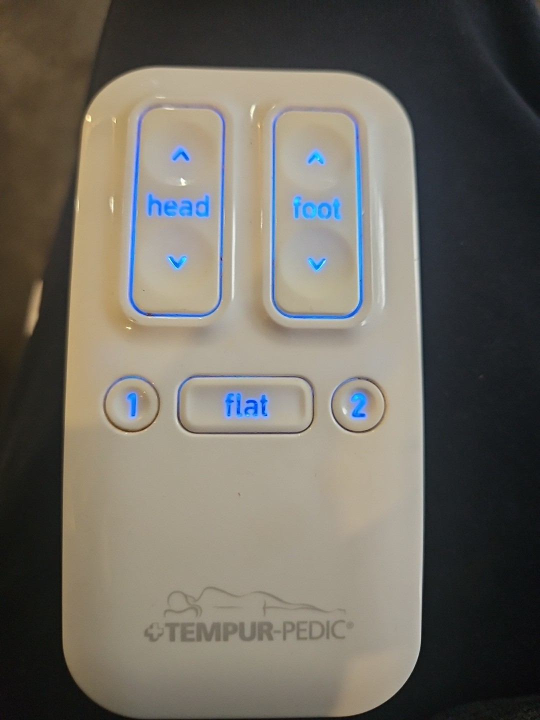 Tempur-Pedic TEB-100-R Wireless Adjustable Bed Remote Control