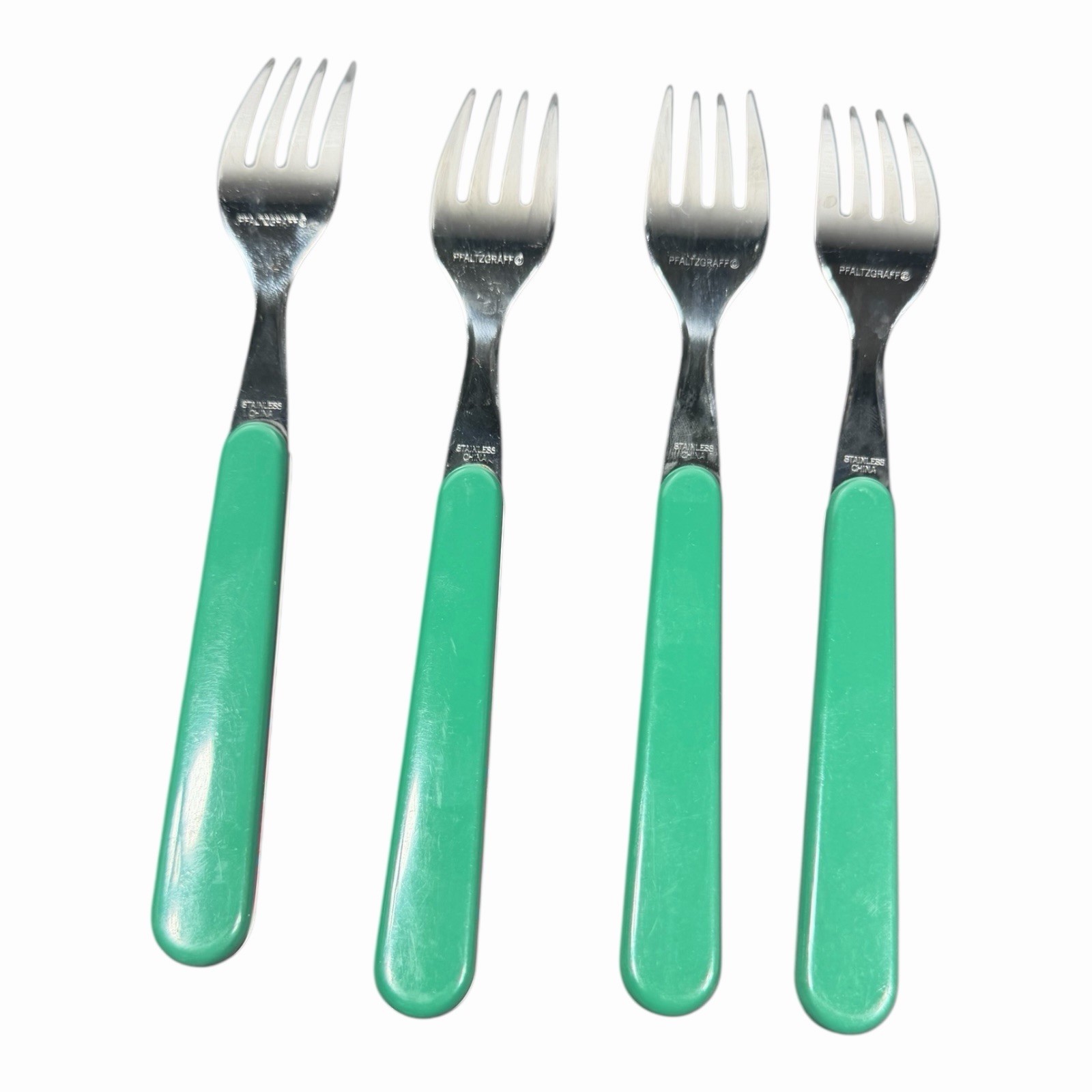 Pfaltzgraff SNOW BEAR Stainless Flatware Service For 4 Fork Knives Spoons 20 Pc