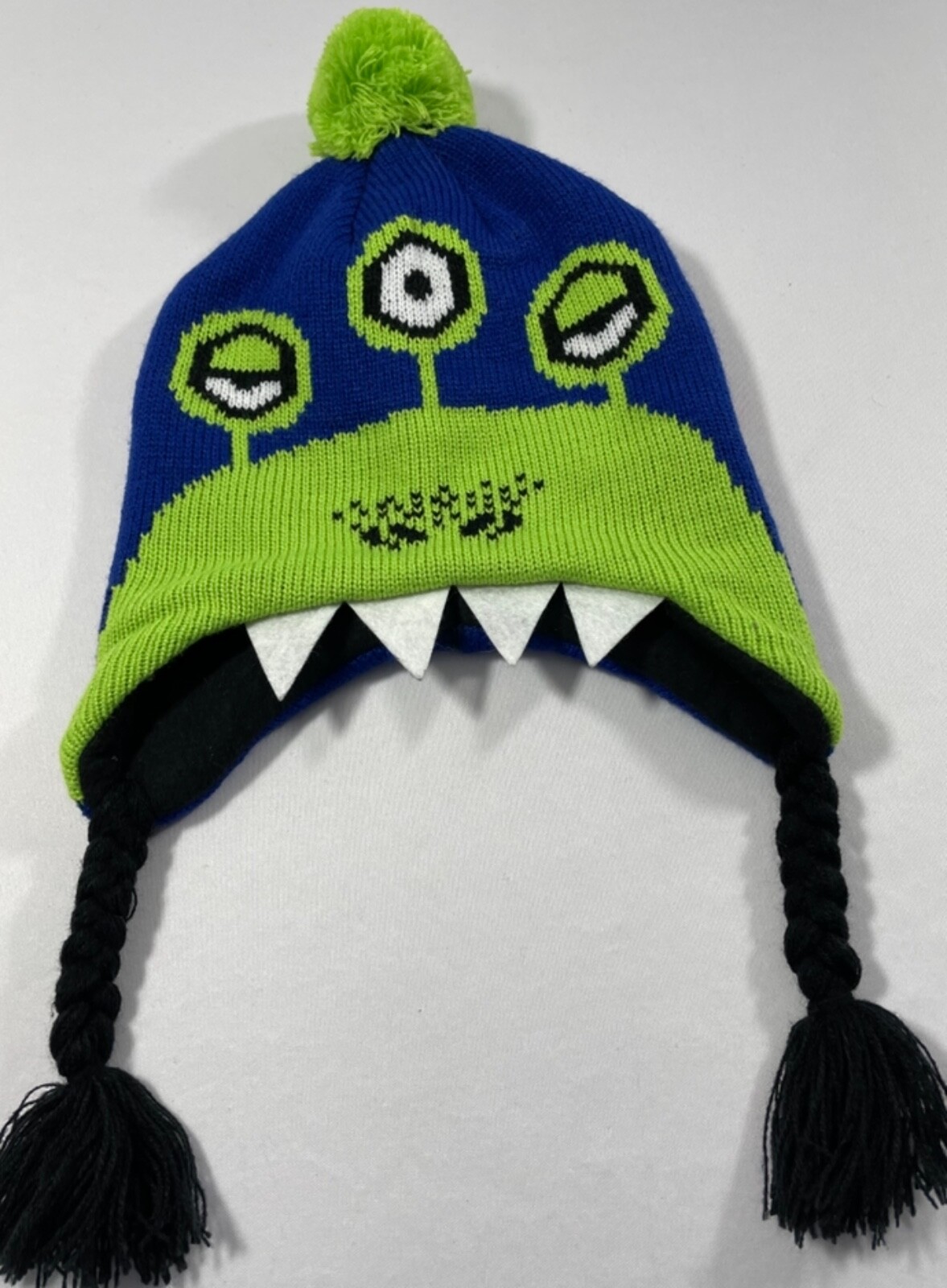 GARANIMALS MONSTER KNIT TRAPPER HAT - ONE SIZE FOR AGES 4-10