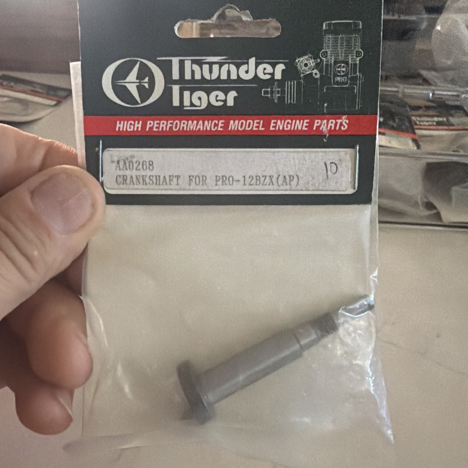 Thunder Tiger Pro 12/15  -BZX(AP) Crankshaft Part Number A80268