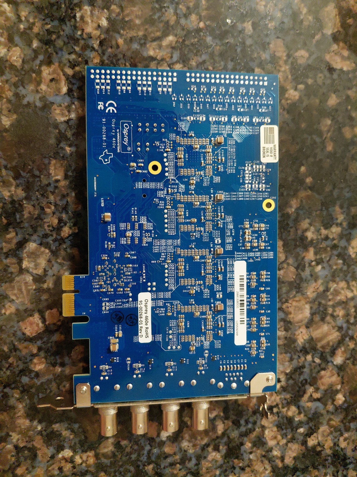 ViewCast Osprey 460e 4-Channel PCIe Video Capture Card 94-00268-01 rev C