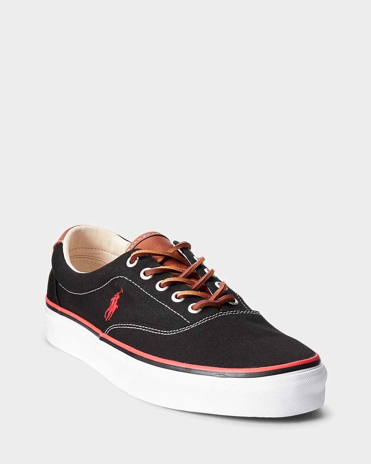 Polo Ralph Lauren Keaton Pony SK LTL  Canvas Shoes Mens Size 13 Black Mult Med/D