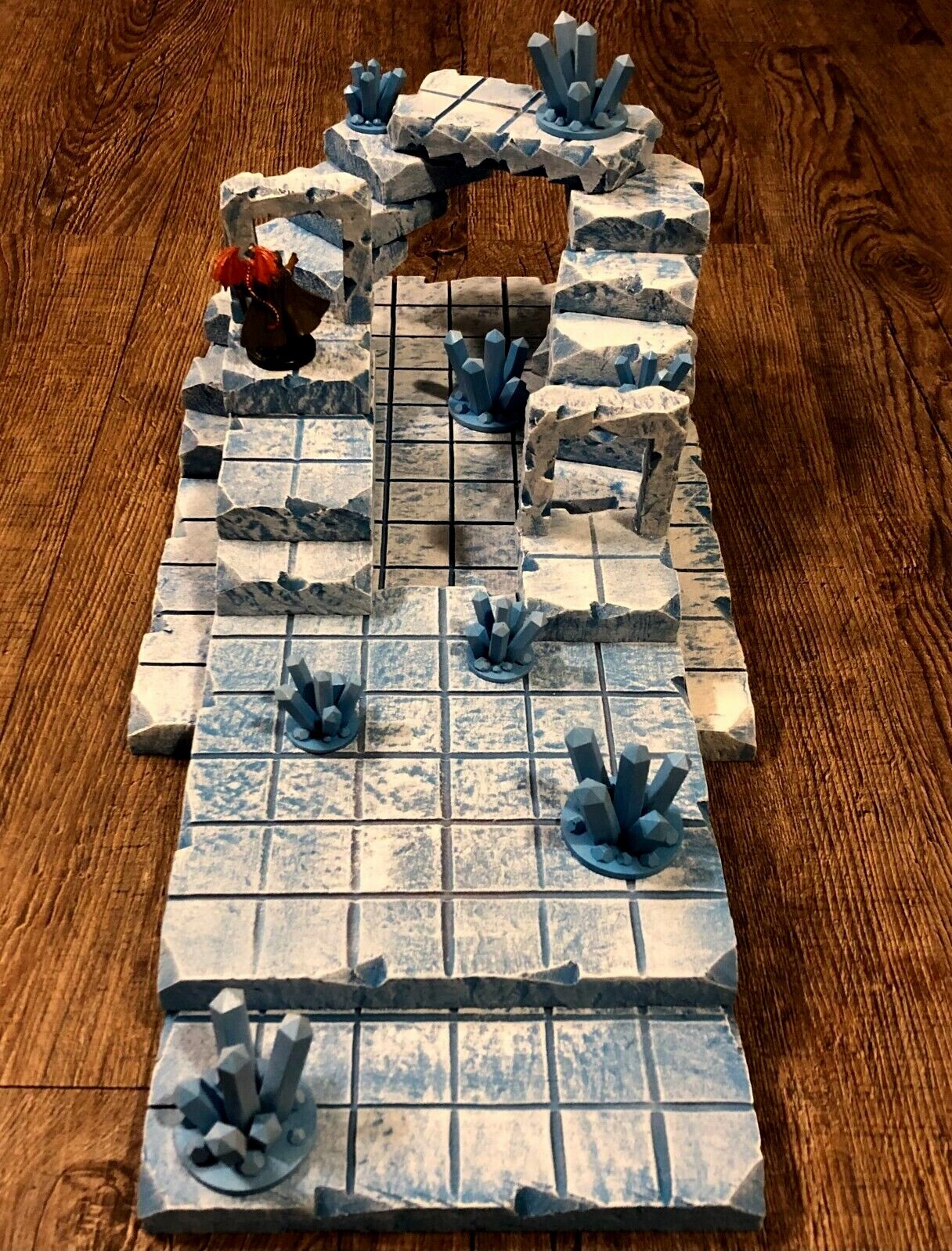 Ice Cavern modular Terrain Set 28mm Dungeons & Dragons Pathfinder d&d wargaming