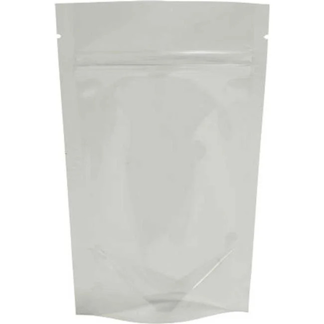 Sealer Sales B2255488 Stand Up Zip Pouches - 8 oz. 5.87 W x 9 in. - 4 Mil - C...