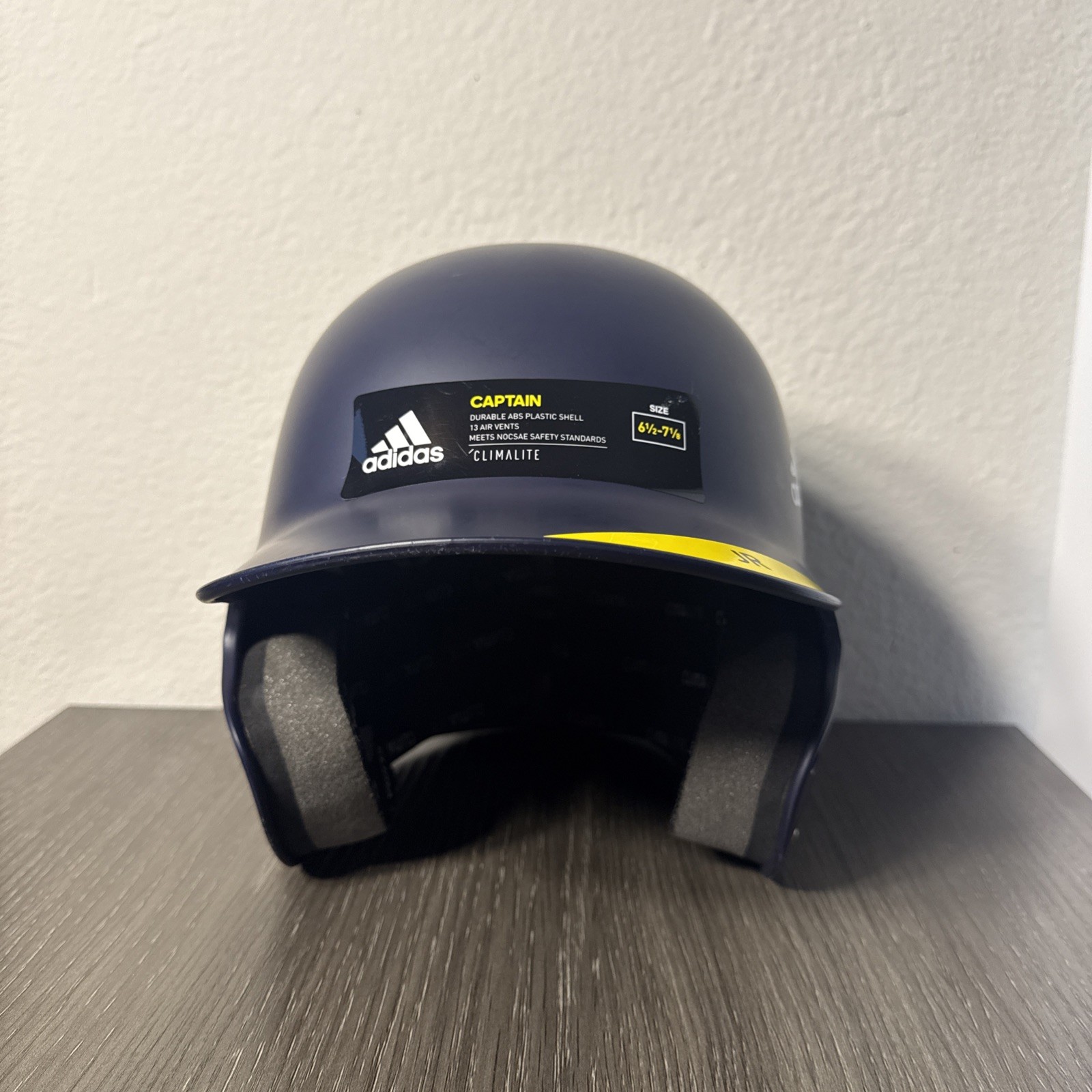 *New* Adidas Captain Climalite Baseball Softball Batting Helmet Size 6 1/2-7 1/8
