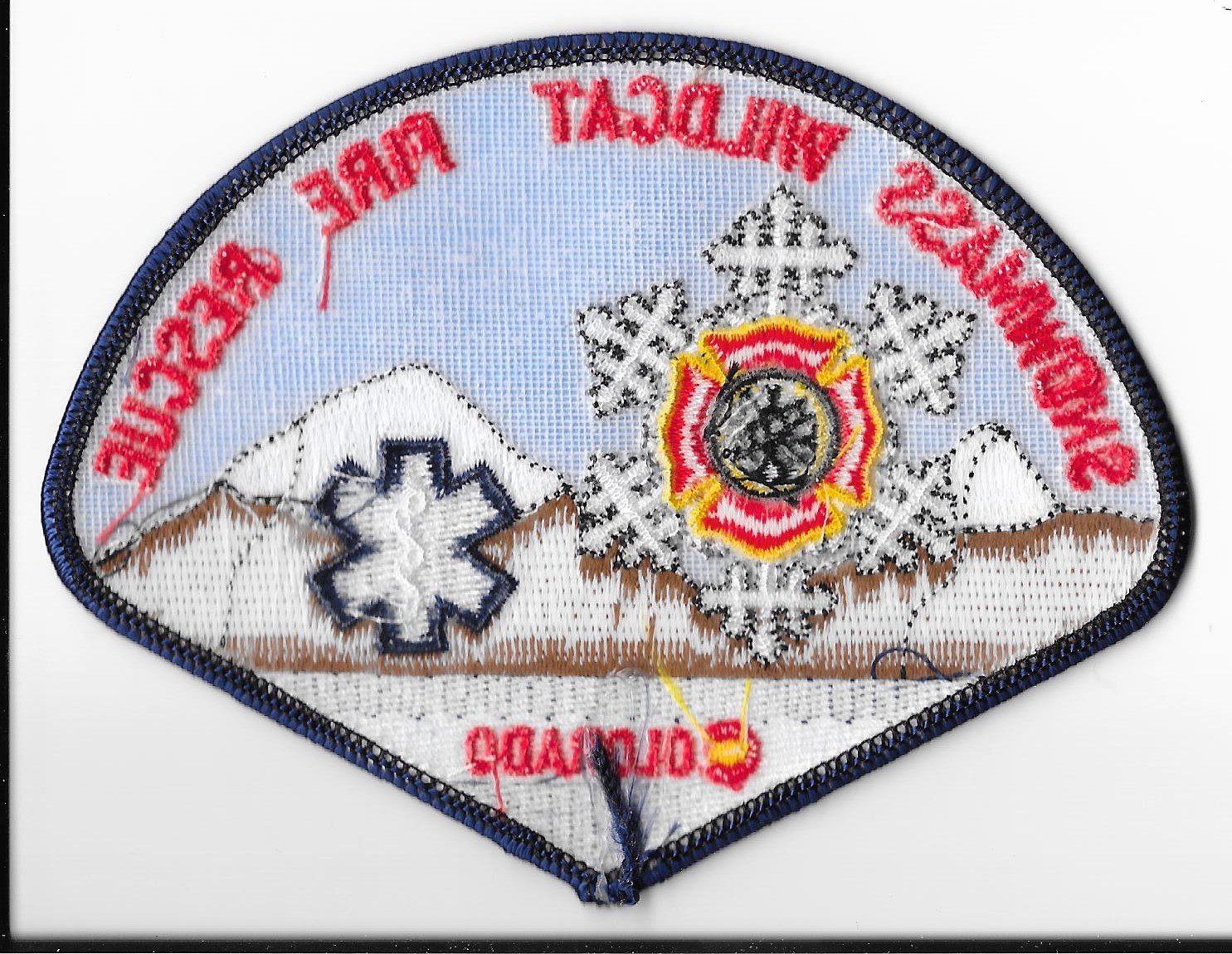 Snowmass Wildcat Fire Rescue, Colorado Shoulder Patch V1
