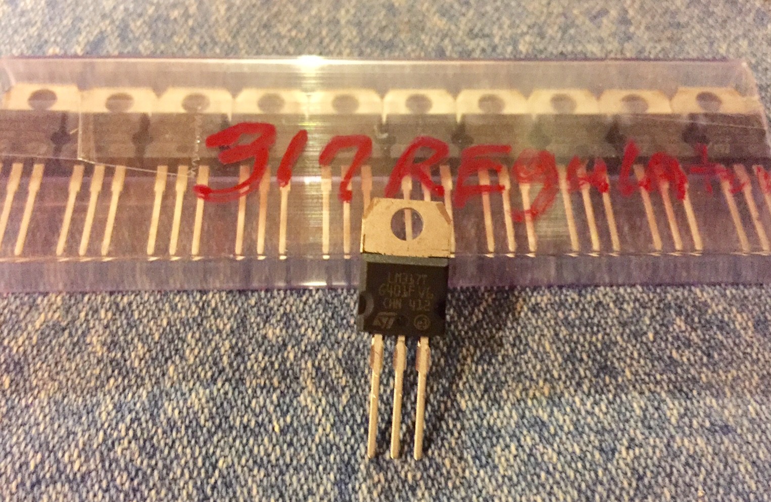 5pcs  LM317T Voltage Regulator 1.2V to 37V 1.5A