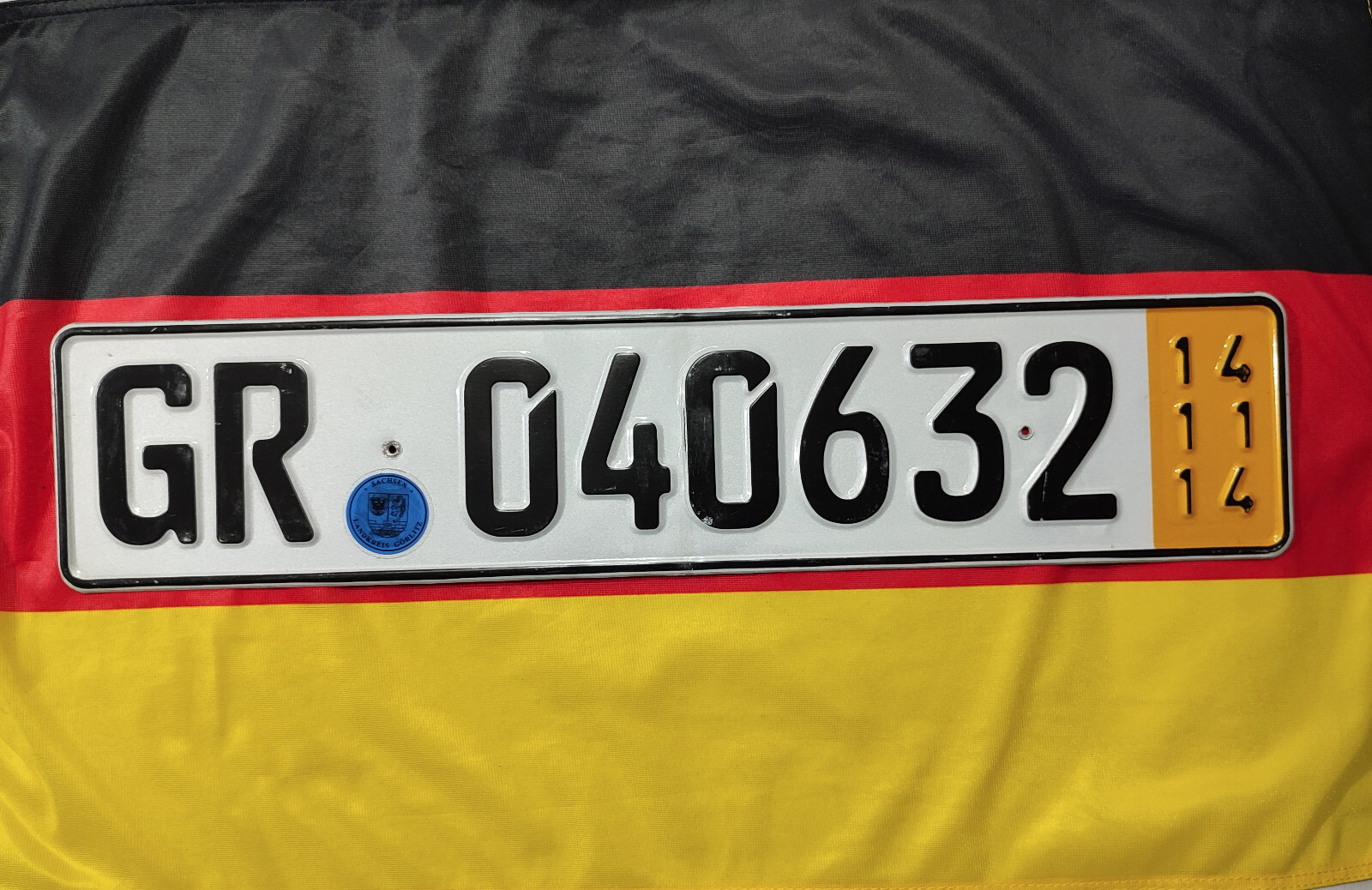 Germany German Temporary License Plate - Görlitz – Sachsen