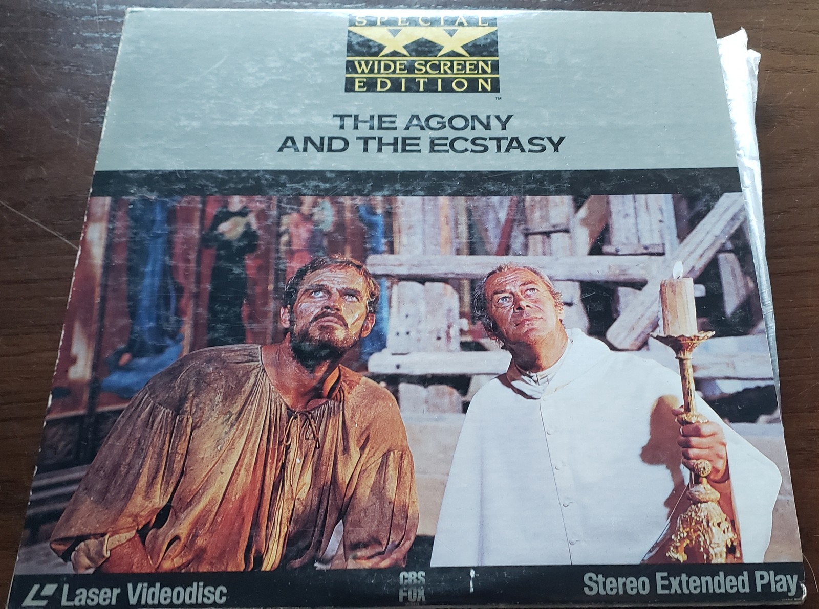 The Agony and The Ecstasy Laserdisc Special Widescreen Edition Charlton Heston