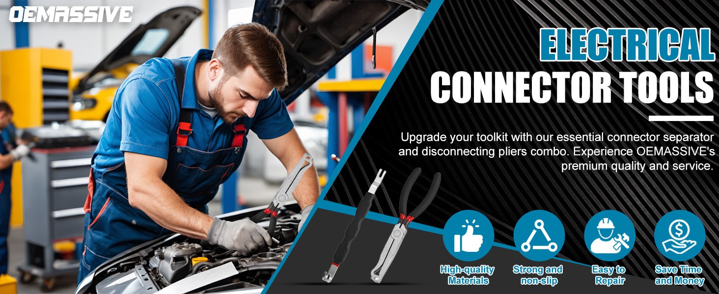 Electrical Disconnect Pliers Connector Separator Set Terminal Removal Tool
