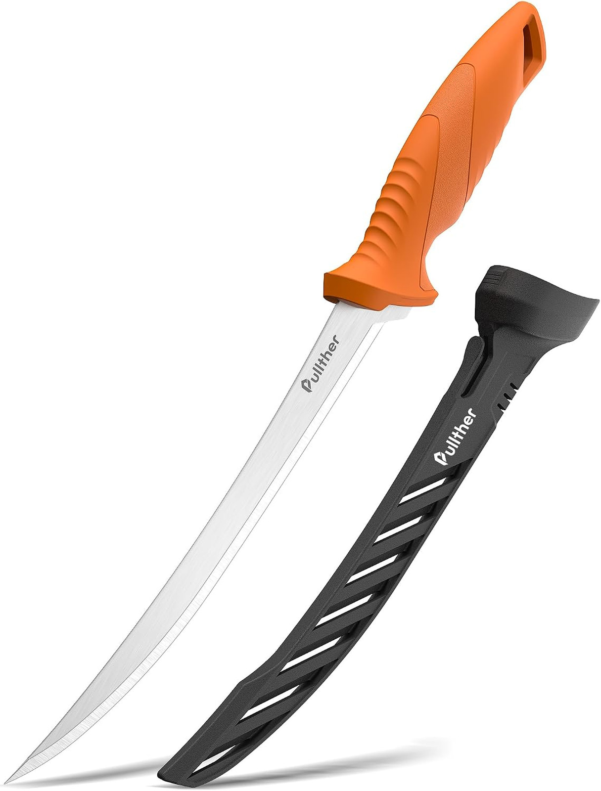 Fillet Knife 9 Inch Stainless Steel Fish Fishing Knife with Protective Sheath