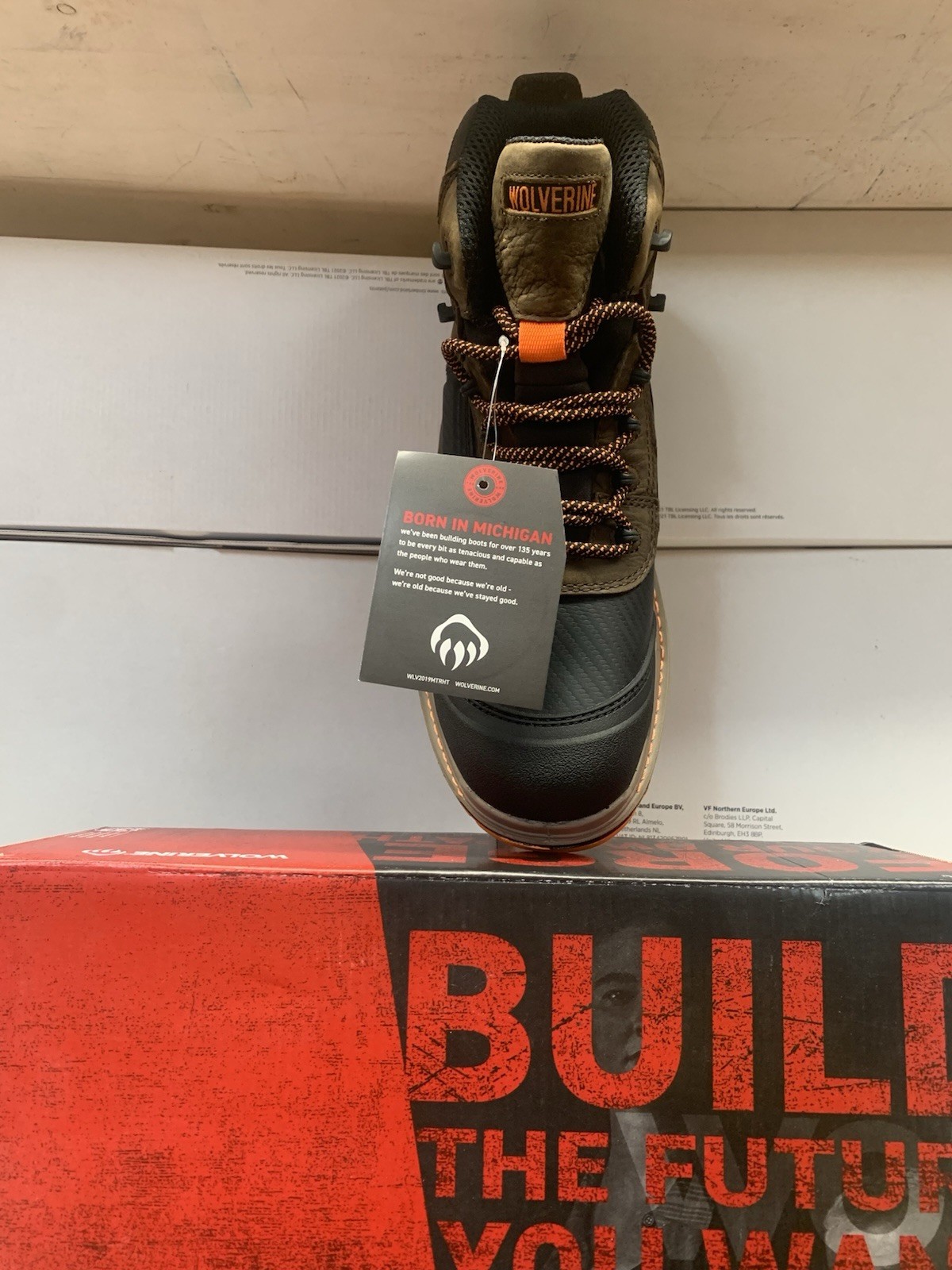 WOLVERINE OVERPASS MID CM Men's NEW Medium Width Composite Toe Work Boot
