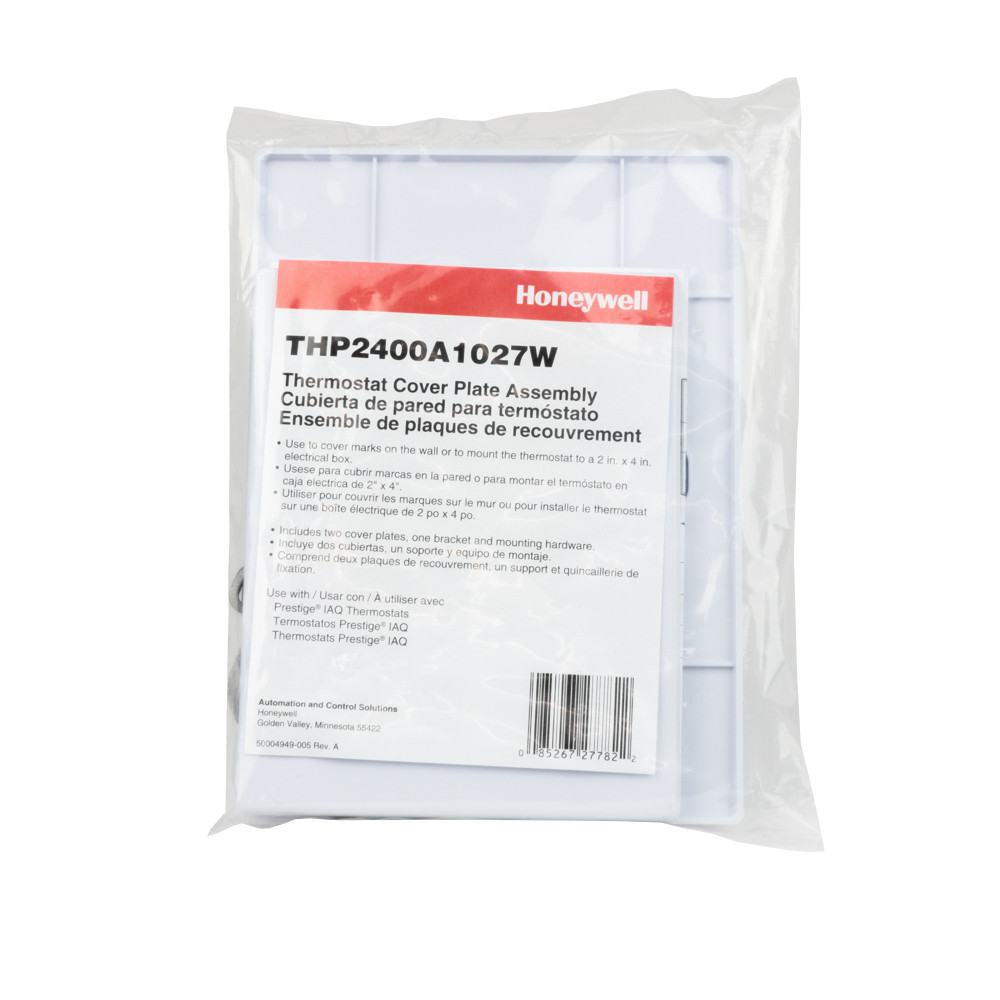 Honeywell THP2400A1027W Wall Plate for Prestige IAQ Thermostats, White