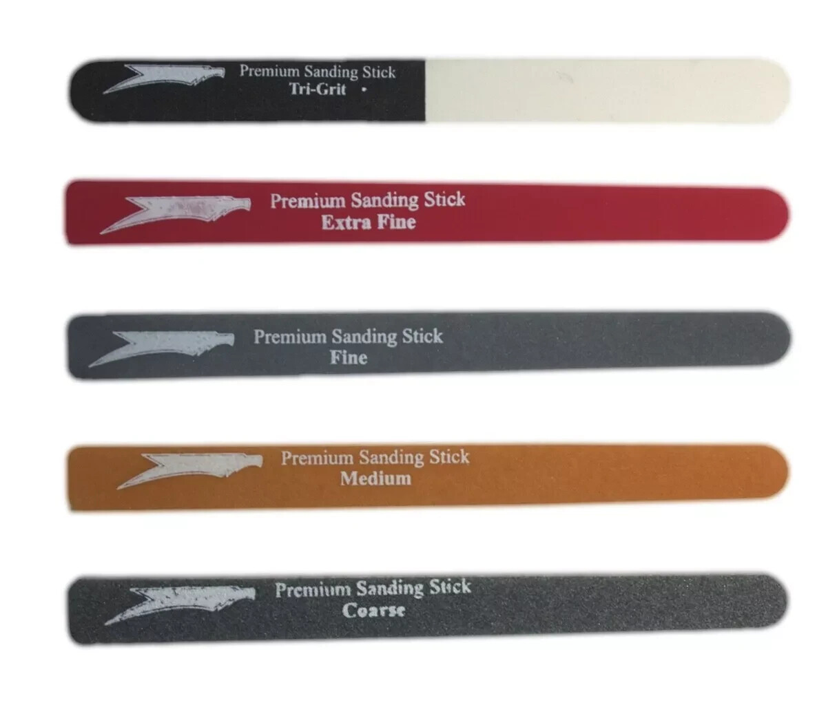 Squadron Tools Sanding Stick Set 30506 Extra Fine Fine Medium Coarse Tri-Grit