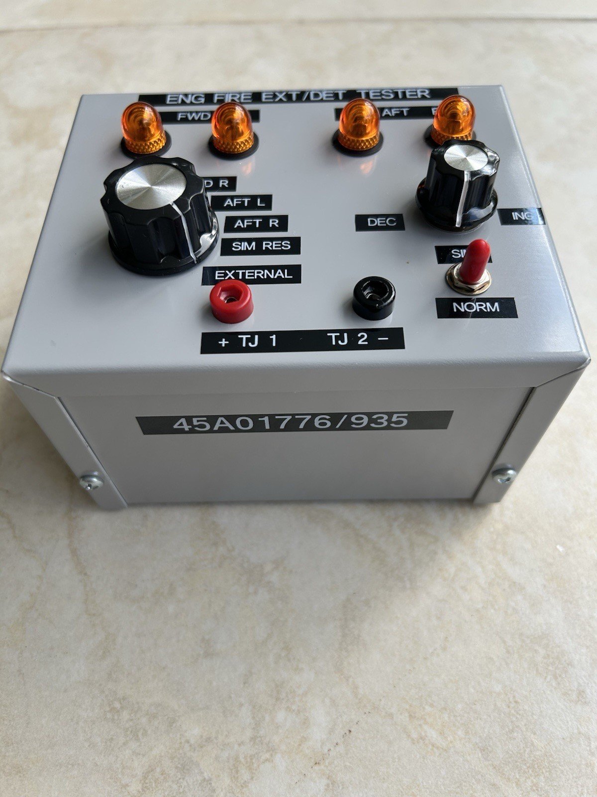 45A01776/935. ENGINE FIRE EXTINGUISHER/DETECTOR TESTER