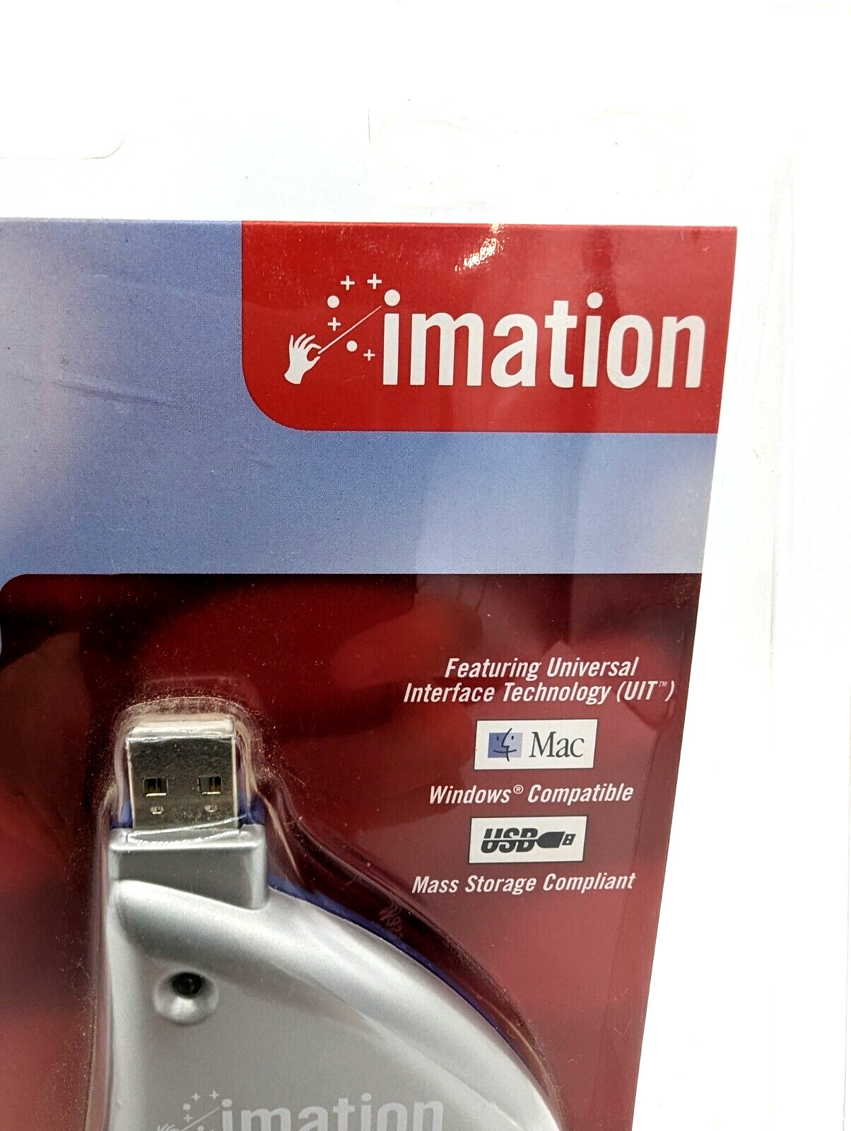 FlashGo Imation USB Flash Memory Card Reader Writer 2001 Sealed New Old Stock