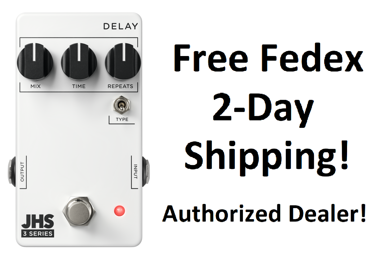 New JHS 3 Series Delay Guitar Effects Pedal