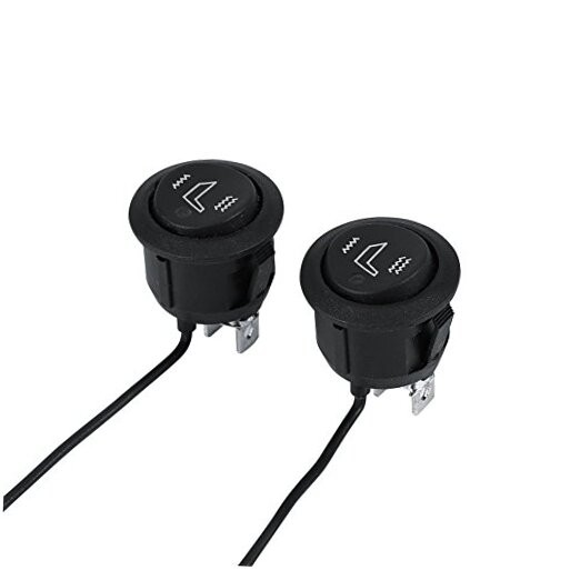 Seat Switch, 3 Pin 12V Universal Car Seat Heater Switch, Round Car Seat Heater