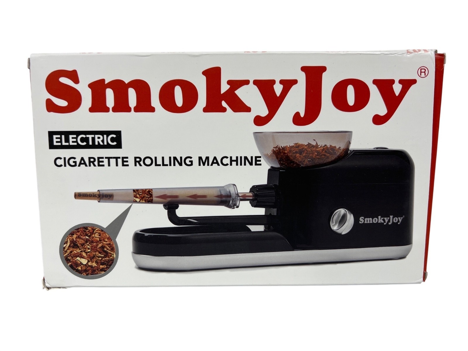 SmokyJoy Electric Cigarette Rolling Machine - New, Open Box
