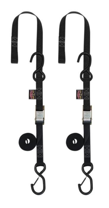 Powertye 1" Cam Buckle w/ Soft-Tye Sewn-In Black