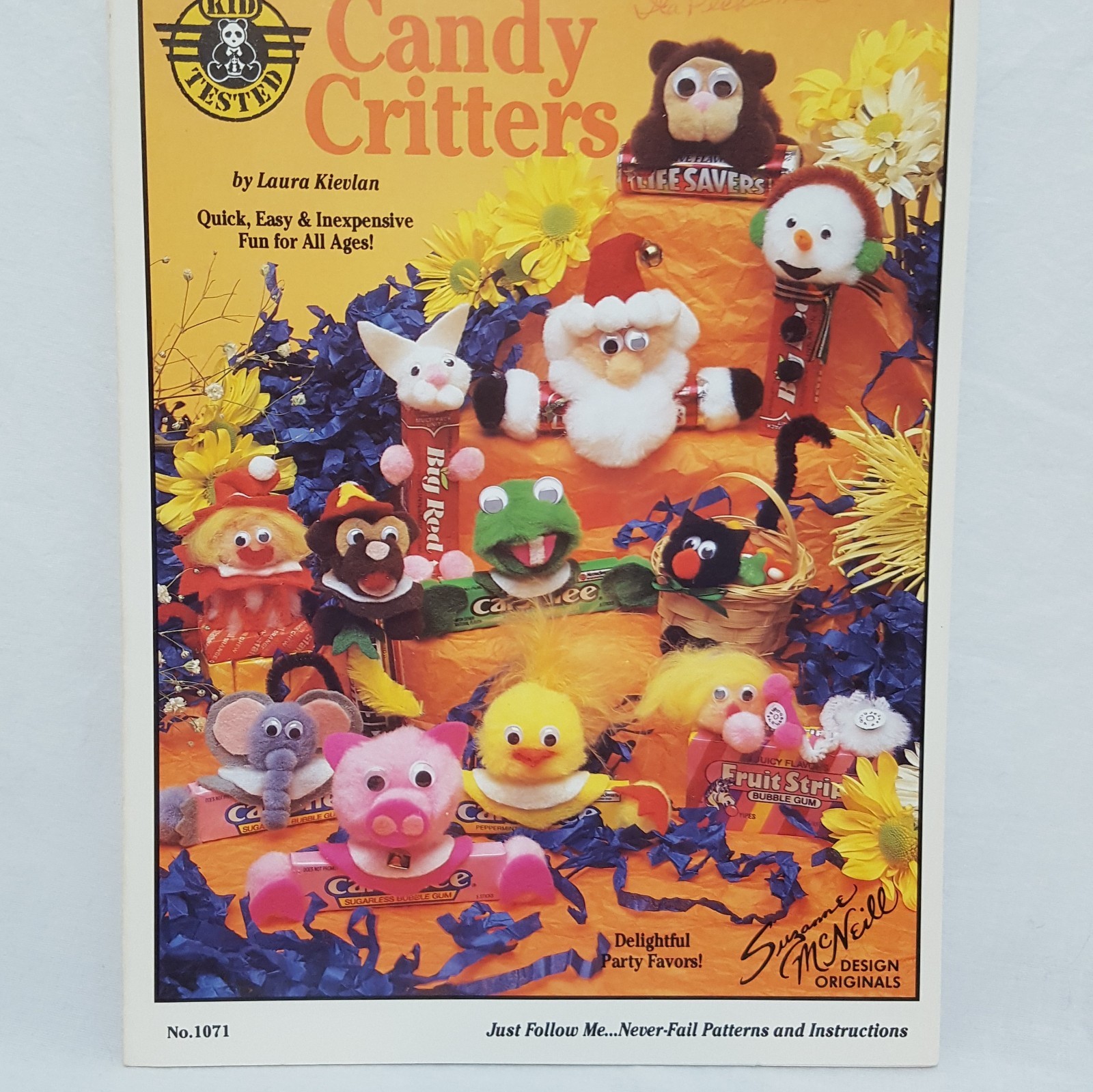 Candy Critters Kid Animals 1071 1993 VBS Crafts Christmas Party Favors