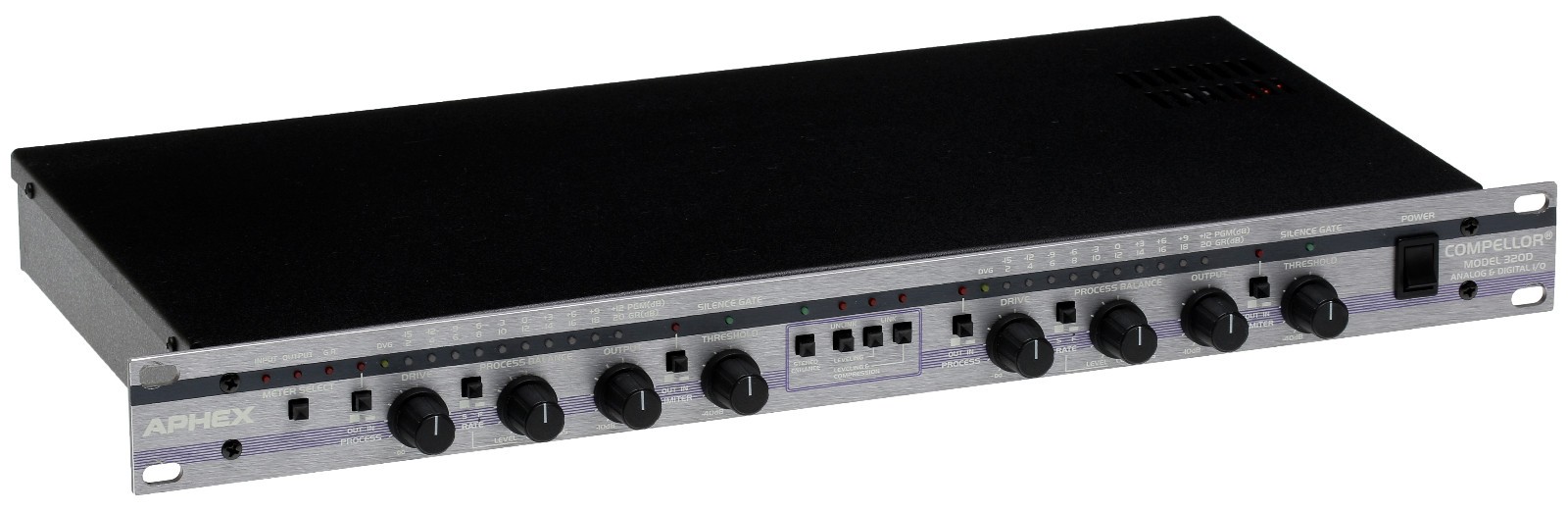 Aphex 320D Compellor AES/EBU Digital Audio Compressor AGC Automatic Leveler 320