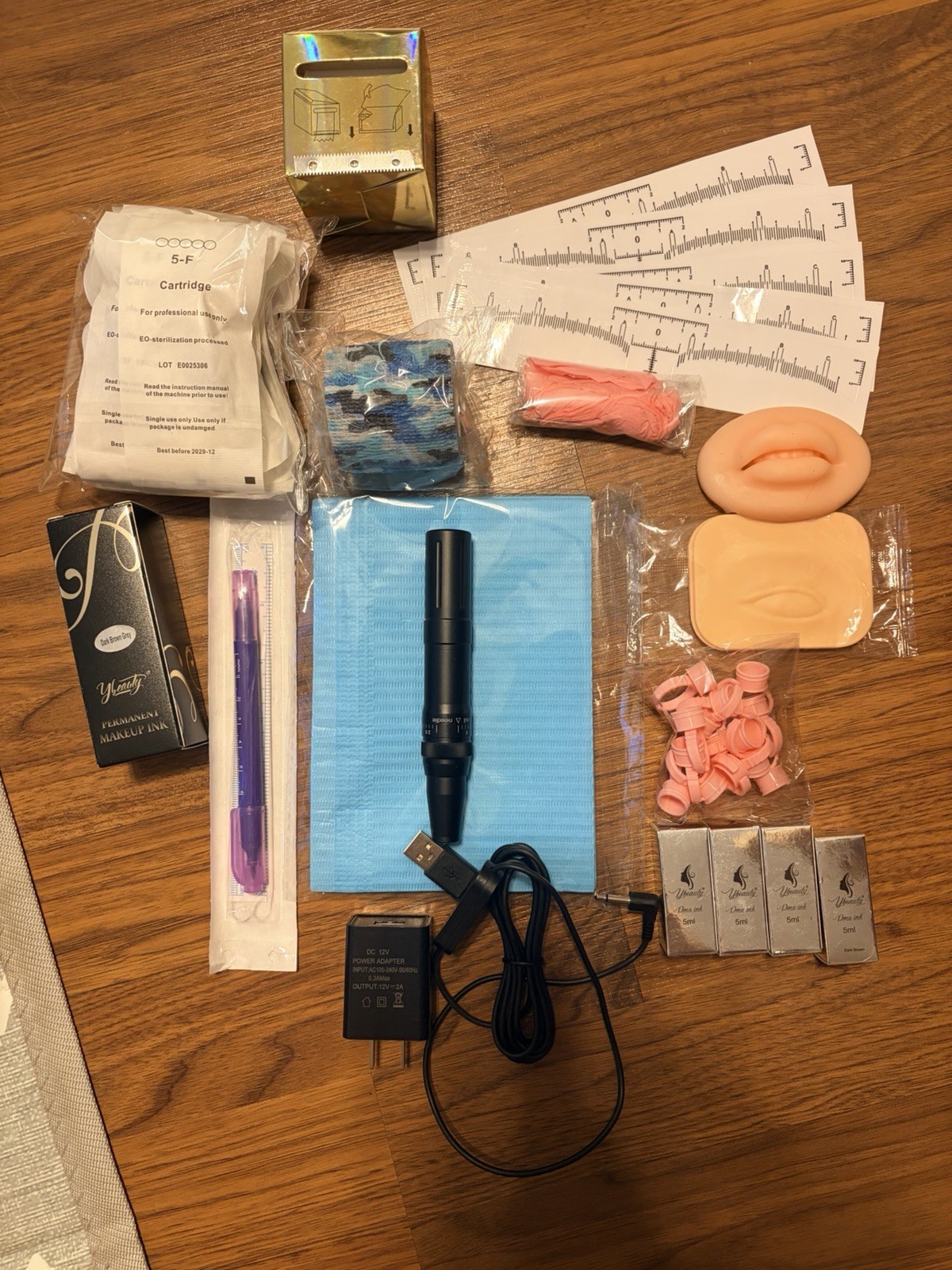 Charme Princesse Professional Permanent Makeup Machine Kit Rotary Machine Kit