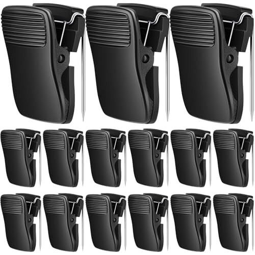 Cubicle Clips Fabric Panel Cubicle Accessories Fabric Partition Panel 15 Black