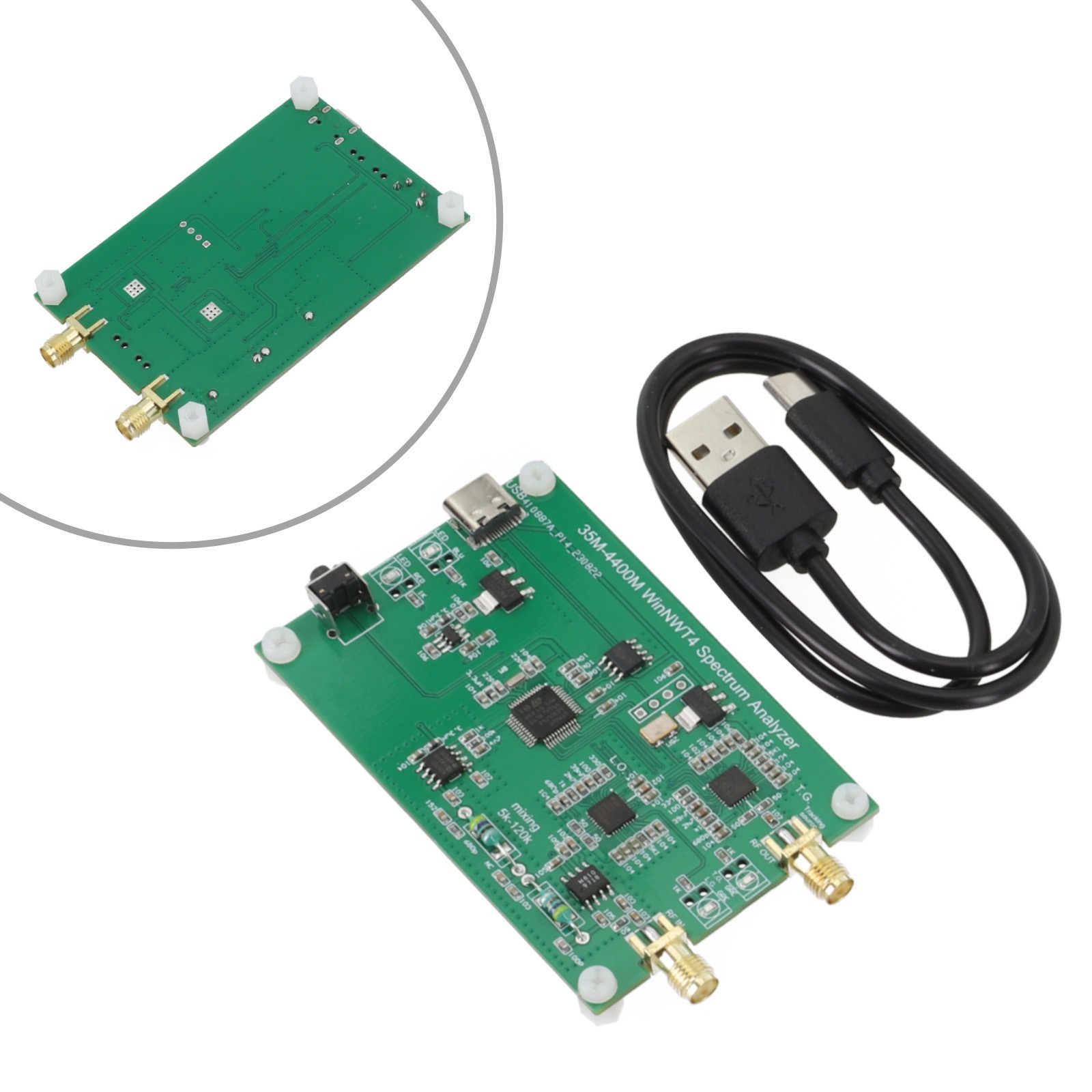 Compact and Efficient LTDZ35M4400M USB Spectrum Analyzer with Tracking Source
