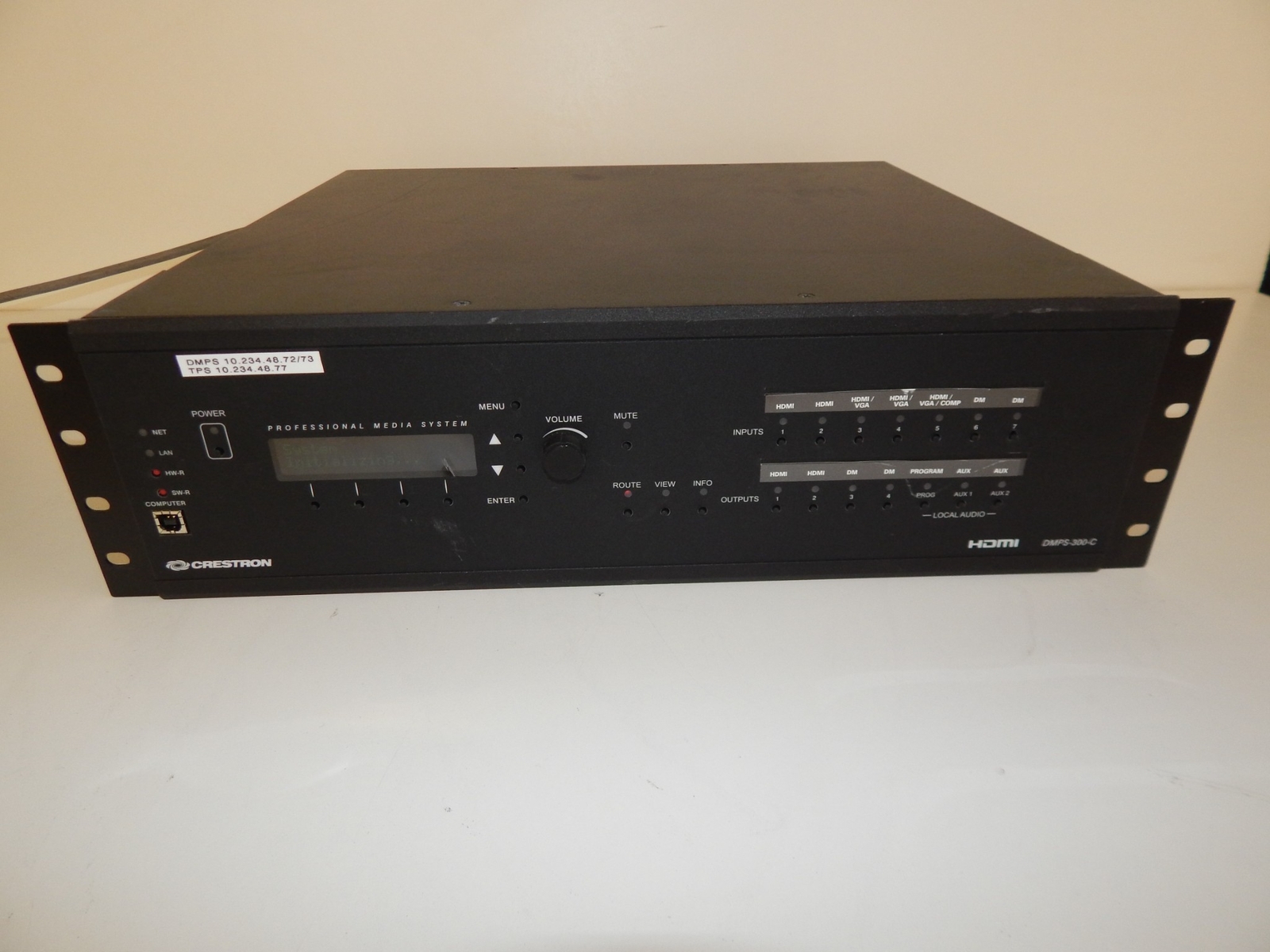 ^^ Crestron DMPS-300-C Media Switcher - DigitalMedia Presentation System (KWJ2)