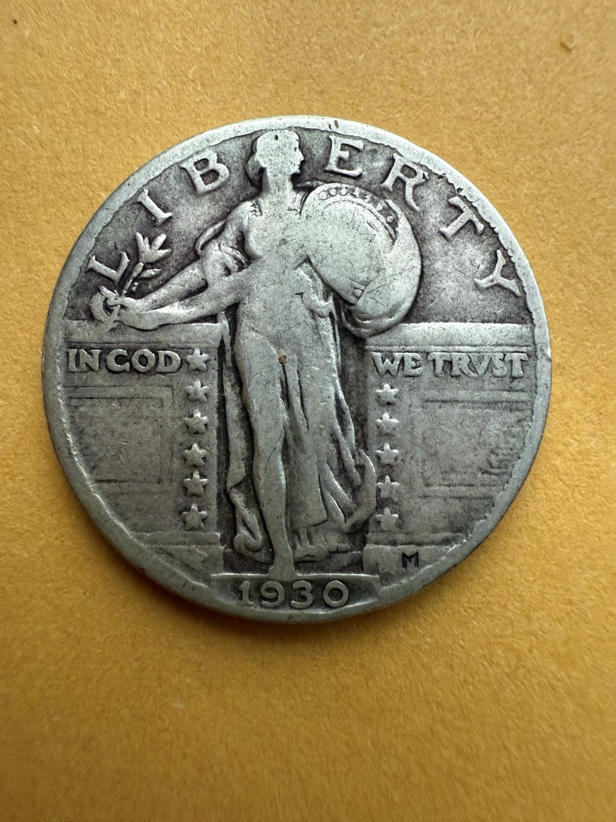 1930 Standing Liberty Quarter 90% silver