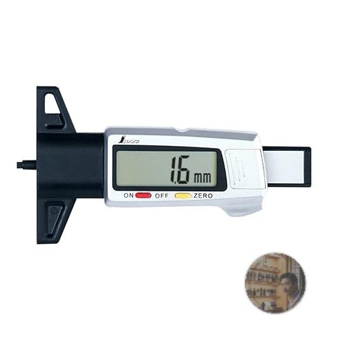 Shinwa Sokutei Digital Depth Gauge Mini 25mm Carbon Fiber Lightweight New