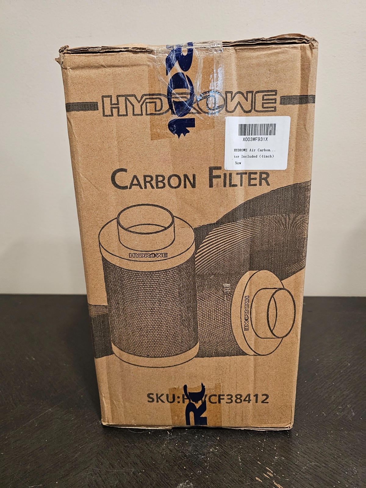 HYDROWE Air Carbon Filter 4-12 Inch , removes smells indoor gardens.#4