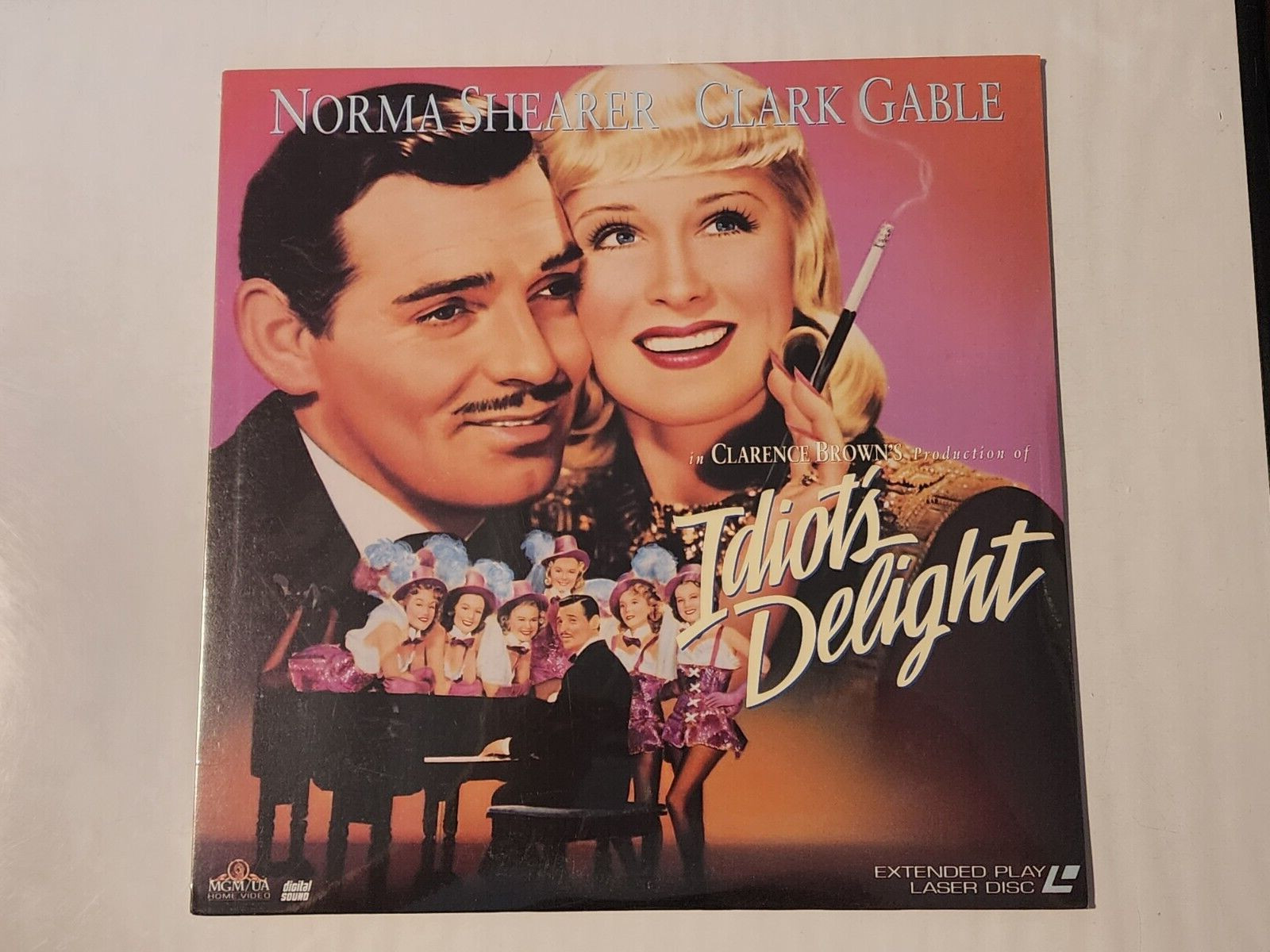 SEALED IDIOT'S DELIGHT MOVIE LASERDISC VIDEODISC CLARK GABLE NORMA SHEARER
