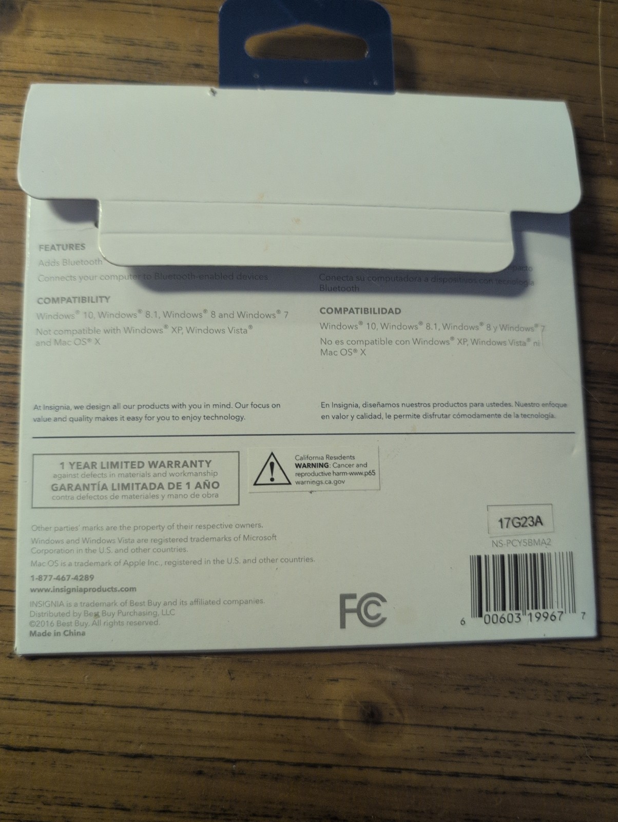 Insignia USB Bluetooth Adapter- Tested