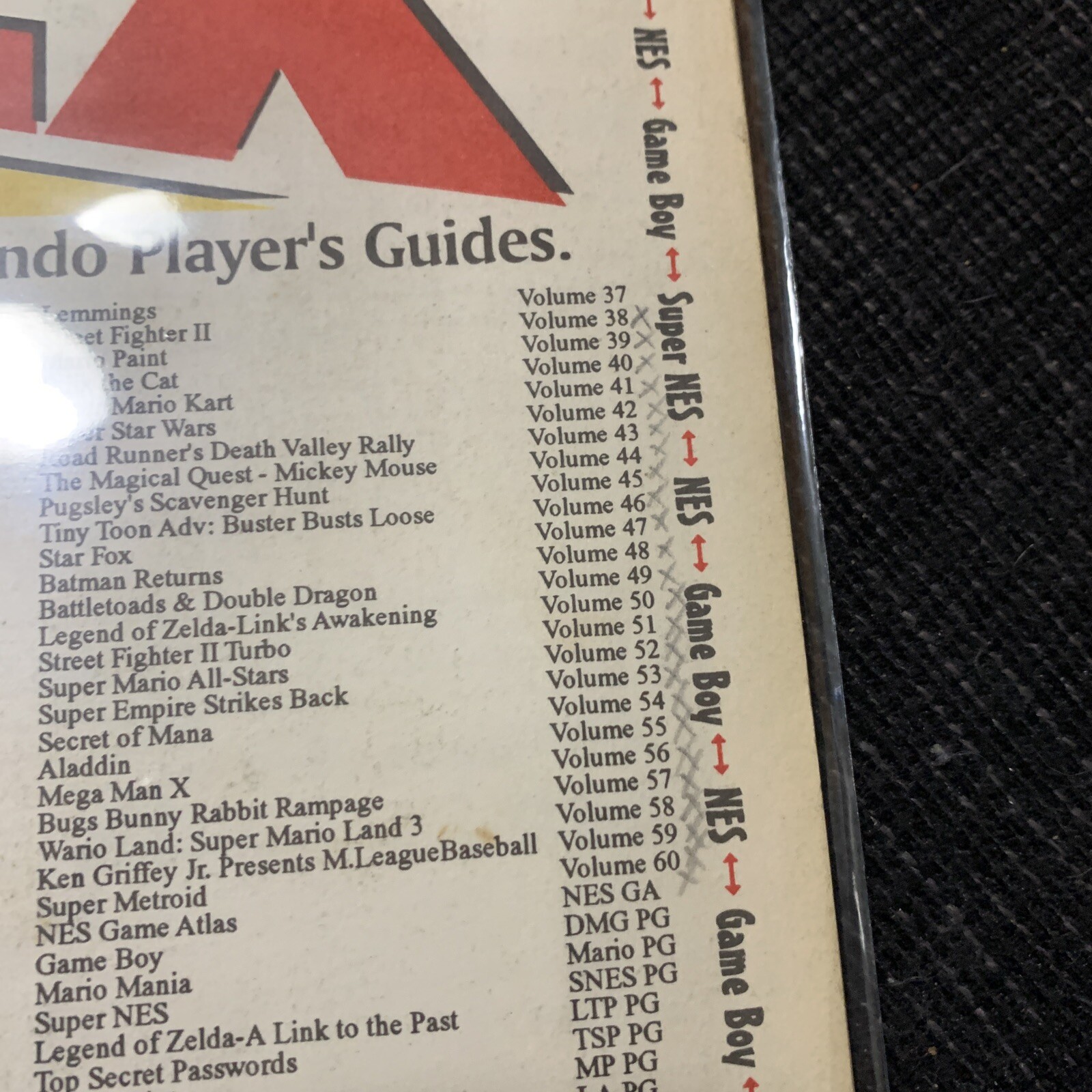 Nintendo Power Index 2nd Edition Magazine Guide Second NES SNES
