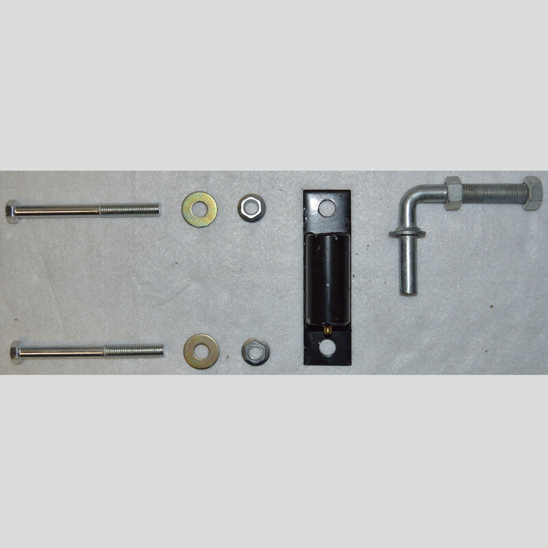 ALEKO Steel 5/8" Hinge J-Bolt For Driveway Gates With Bolts Nuts And Washers