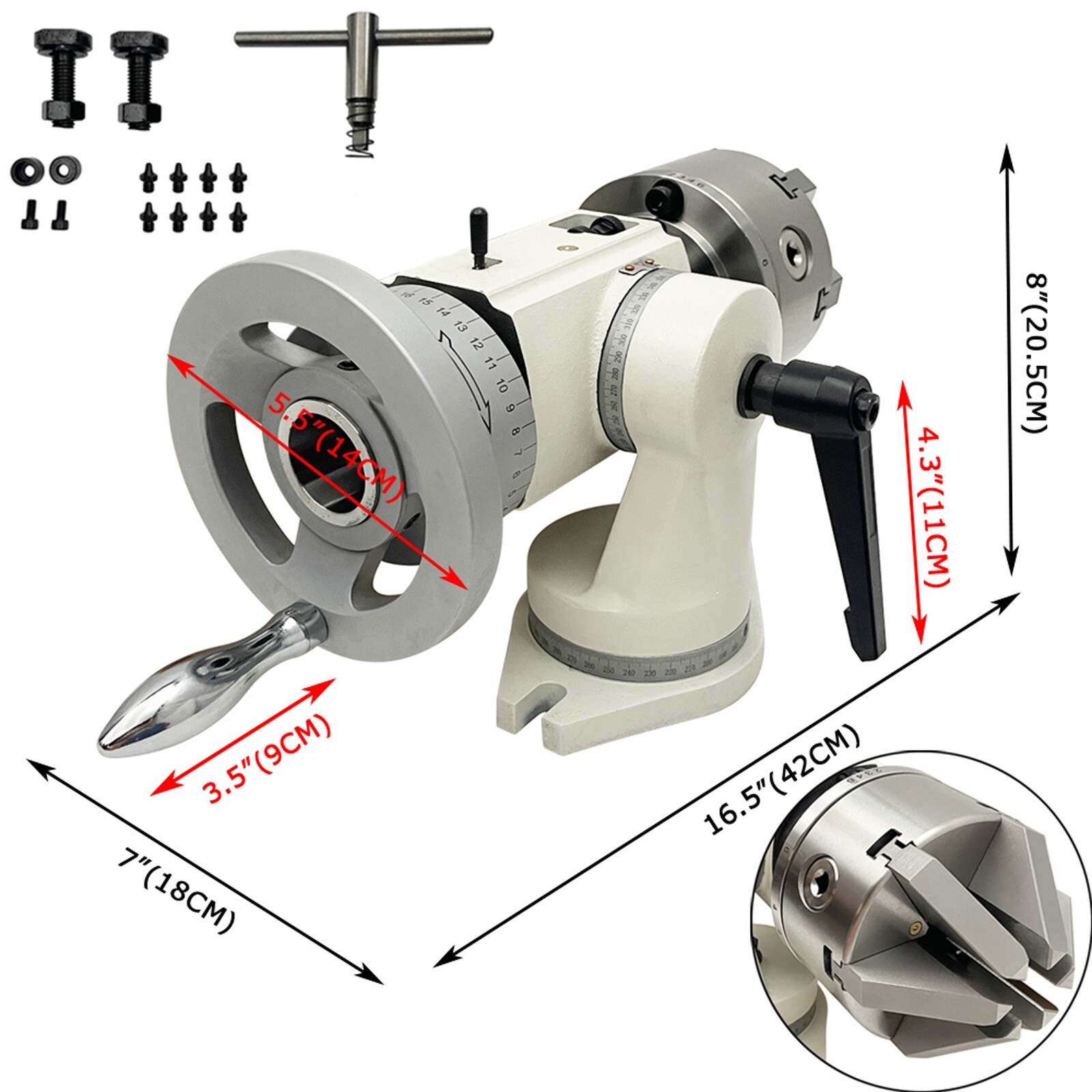 50K Universal Cutter Tools Grinding Attachment Drill Grinder Tool φ3-50mm
