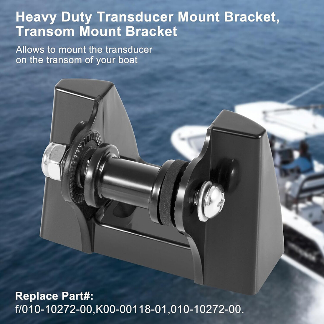 for Garmin Replacement Transom Transducer Mount Mounting Bracket 010-10272-00