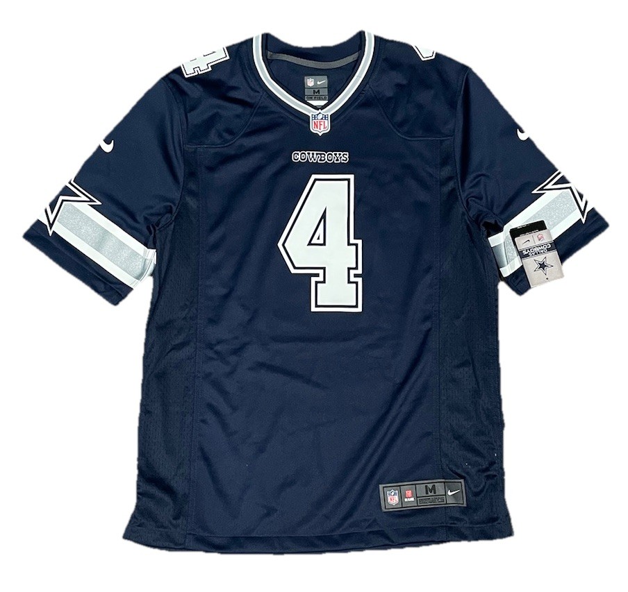 Dak Prescott Dallas Cowboys Nike Game Navy Jersey; Men’s XL