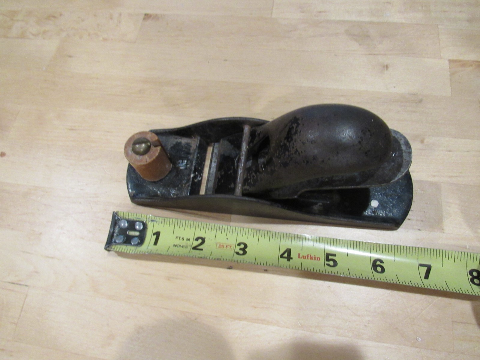 Vintage small wood block plane/ made in USA