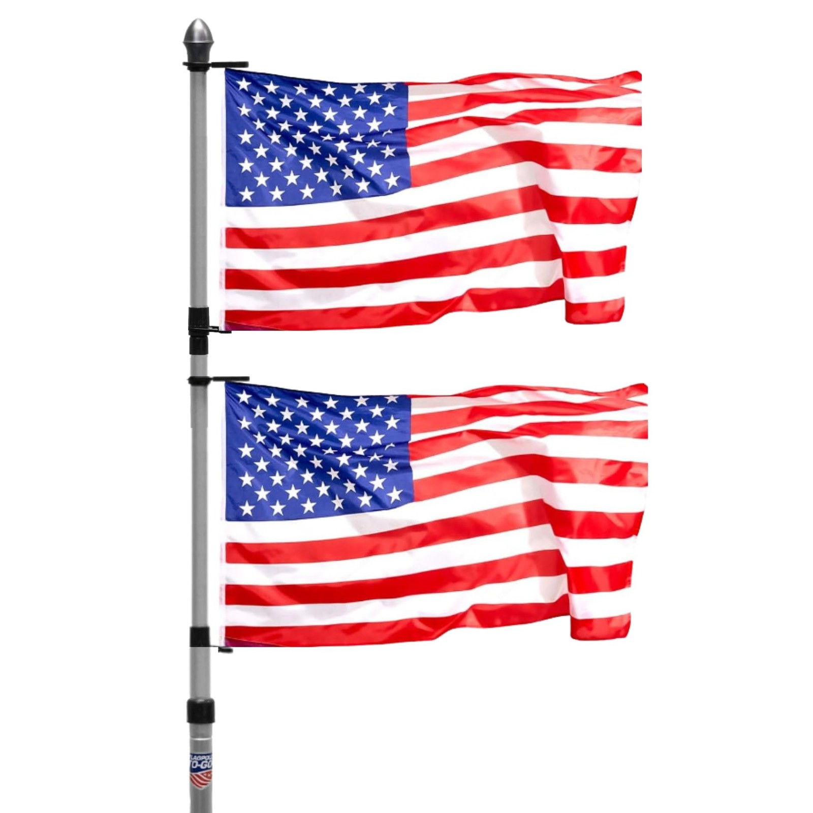 Telescoping Aluminum Portable Flagpole 20 FT
