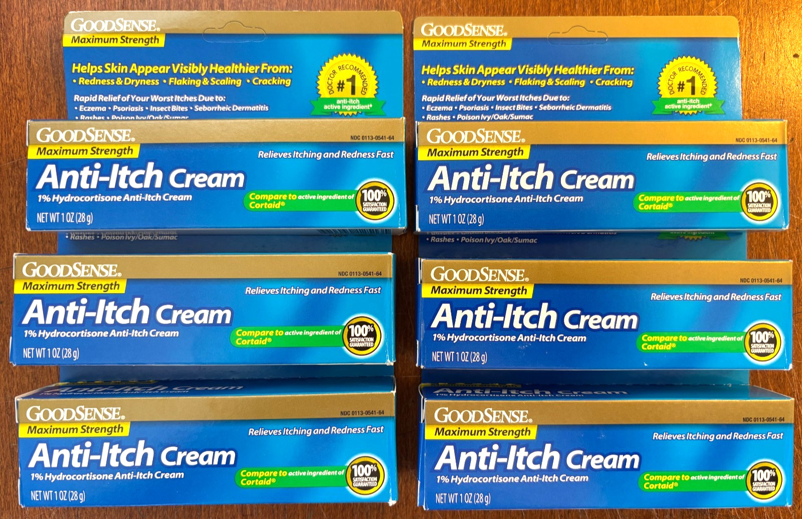 GoodSense Hydrocortisone Max Str Anti-Itch Cream, 1 %, 1/oz *LOT OF 6* EXP:08/26