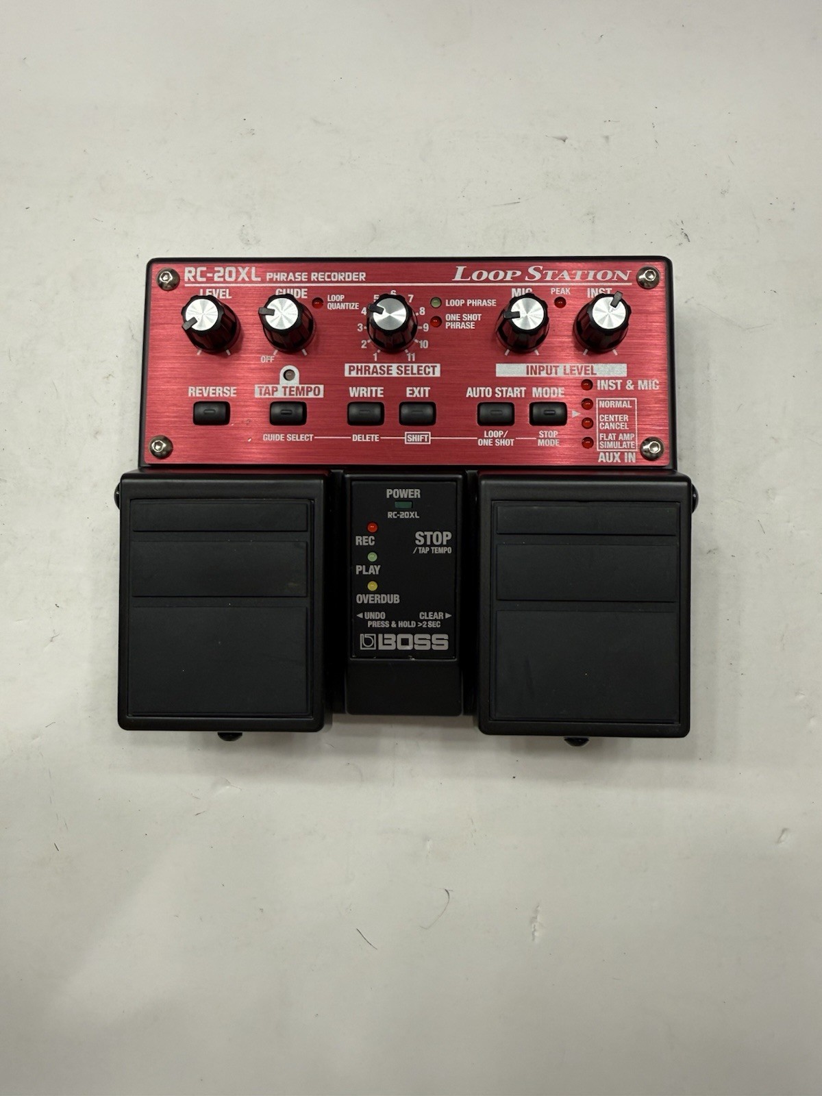 Boss RC-20XL Loop Station Phrase Recorder Sampler Guitar Effect Pedal + PSU